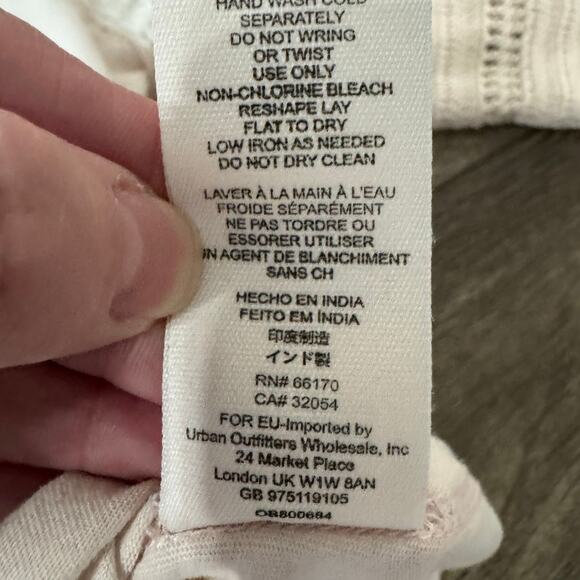 Free People‎ Tranquility Tee Light Pink Size XS - Picture 5 of 6